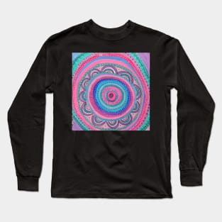 Pink Mandala Long Sleeve T-Shirt